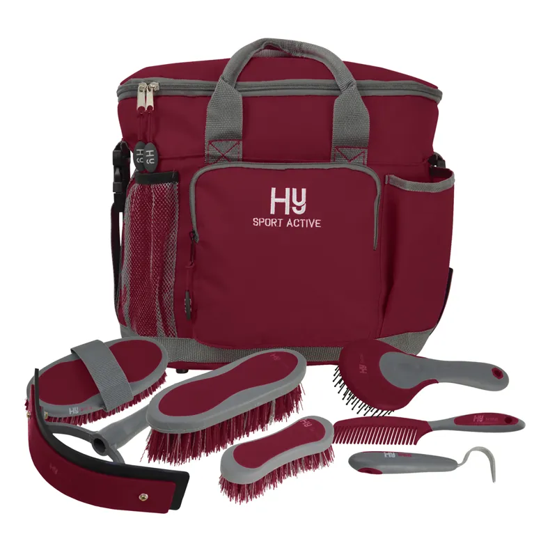 Hy Sport Active Complete Grooming Bag - Vivid Merlot